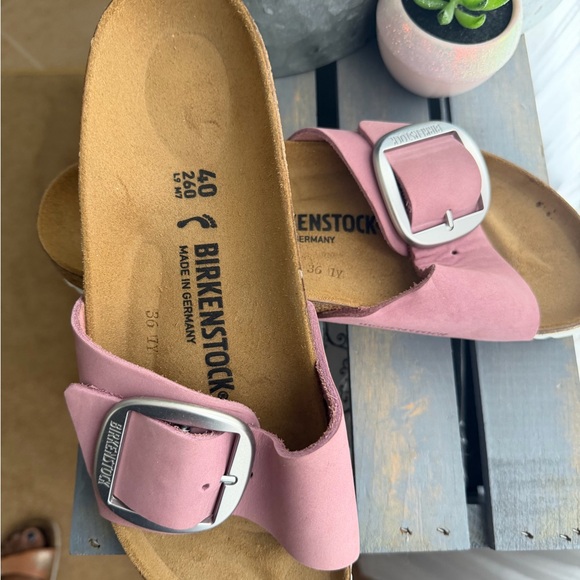 Birkenstock Women's Sandals in Pink and Brown - Picture 2 of 4